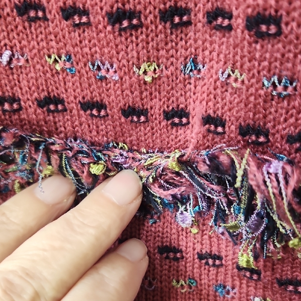 Karen Scott Pink Textured Cardigan - XL - Picture 10 of 12